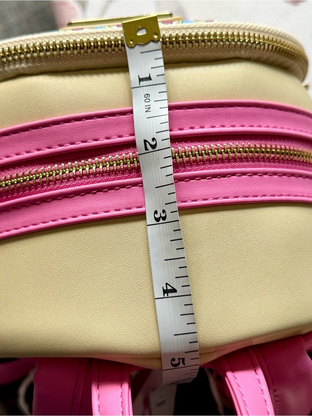 Loungefly Pink and Cream Aurora Stained-Glass Mini Backpack - Picture 15 of 15